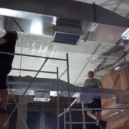 Lüftungsmontage Schießstand