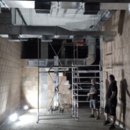 Lüftungsmontage Schießstand