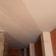 Brandschutzdecke ausgemalt