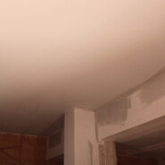 Brandschutzdecke ausgemalt Ral 7035 light grey