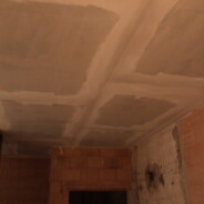 Abgesetzte Brandschutzdecke fertig