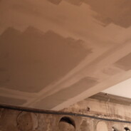 Abgesetzte Brandschutzdecke fertig