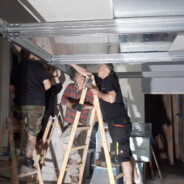 Lüftungsmontage schreitet voran