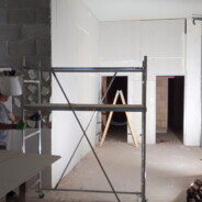 Verkleidung Außenwand Nassgruppe