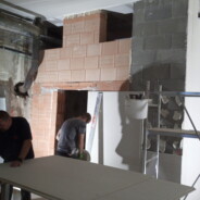 Verkleidung Außenwand Nassgruppe