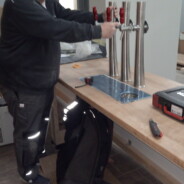 Stiegltechniker bei der Arbeit